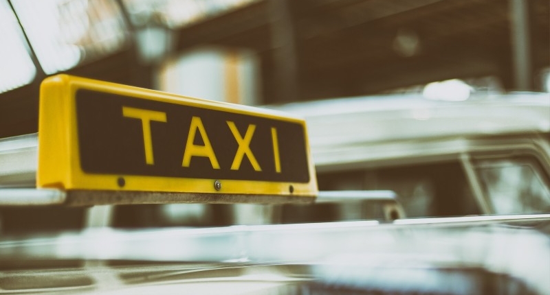 taxi sign